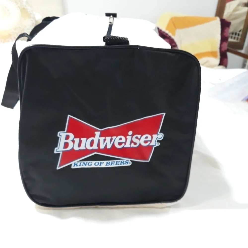 Vintage Baltimore Orioles Early 90's White Zipper Duffle Bag New Made with Vinyl